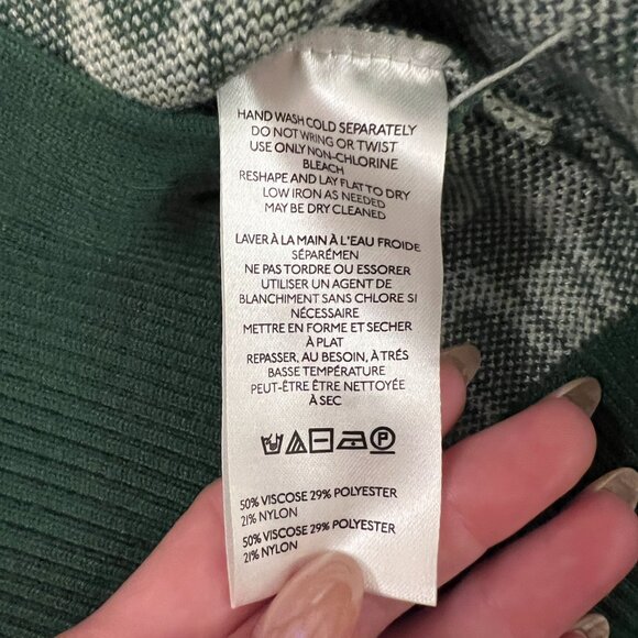 ⭐️HP!⭐️ANTHROPOLOGIE- Maeve Collared
 Cropped Cardigan Sweater, MCM Pattern, XS - Picture 5 of 9